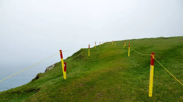 Sentier de randonnée délimité au sommet de la colline — Photo