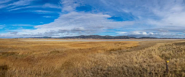 Gallocanta zoutlagune gigapan in Teruel en Zaragoza, Spanje — Stockfoto