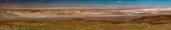 Ultra szeroka gigapańska panorama pustyni Atacama — Zdjęcie stockowe