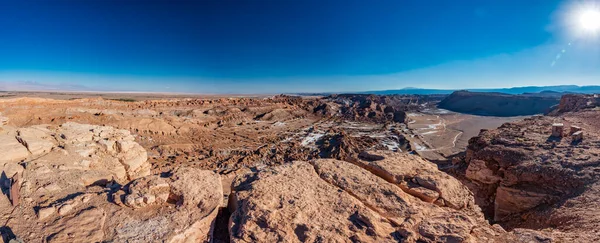 Ovanifrån panorama över Moon Valley från Coyote Rock — Stockfoto