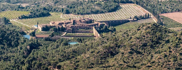 Vista superior del antiguo monasterio de Porta Coeli en Valencia —  Fotos de Stock