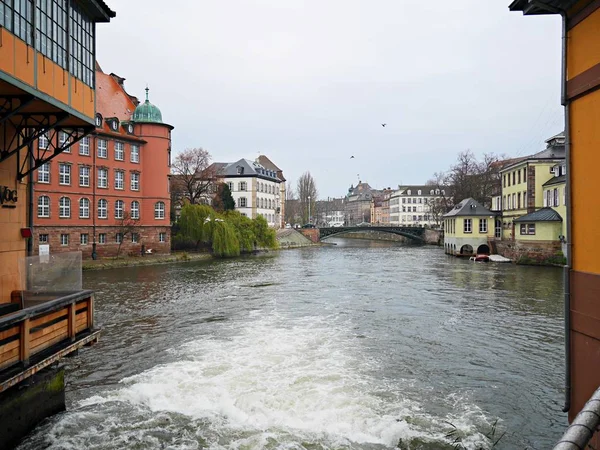 Strasbourg, houses, old houses, beautiful houses, streets, christmas, europe, towers, lookout towers, new year, November, small houses, river, river in the city, bridge, bridges in the city, two beaches, water, a beautiful city