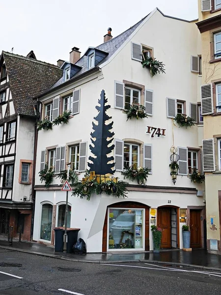 Schöne Stadt Schöne Aussicht Strasbourg Frankreich Schöne Häuser Kleine Häuser — Stockfoto