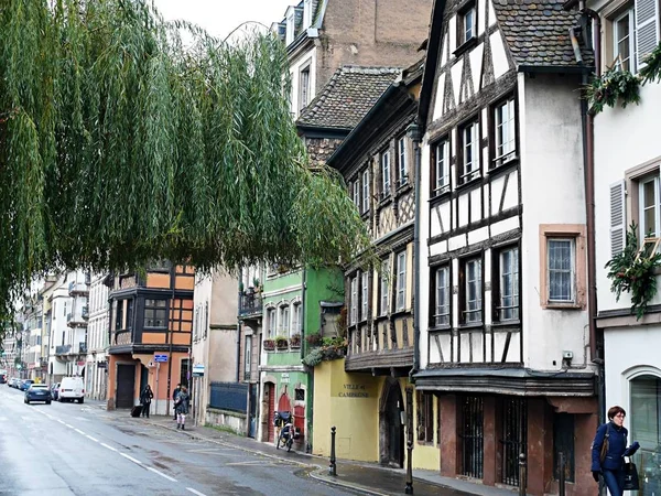 Cidade Bonita Vista Bonita Strasbourg France Casas Bonitas Casas Pequenas — Fotografia de Stock