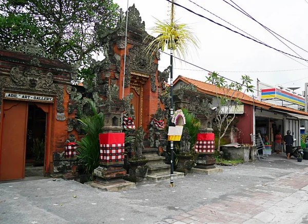 巴厘岛美丽的建筑 巴厘岛美丽的房子 — 图库照片