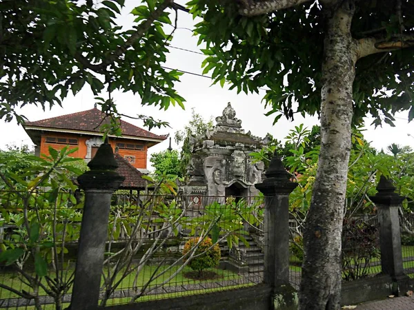 巴厘岛美丽的建筑 巴厘岛美丽的房子 — 图库照片
