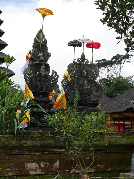 Главный Храм Воде Бали Pura Oolong Danu Bratan Озеро Братан — стоковое фото