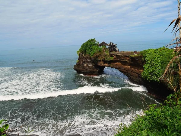 Puru Tanah Lot Ist Der Haupttempel Bali — Stockfoto