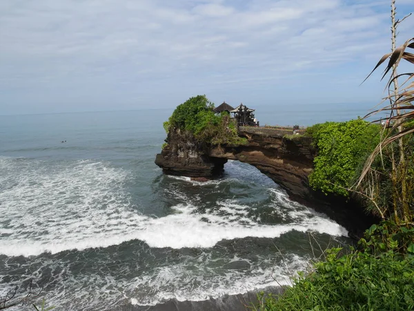 Puru Tanah Lot Hlavní Chrám Bali — Stock fotografie