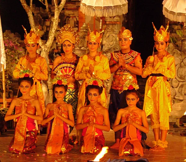 Danse Balinaise Nationale Danseurs Balinais Danse Balinaise — Photo