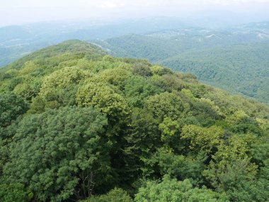 Bulutlarda dağlar, dağlar Rusya, mutluluk, Sochi Rusya Vadisi