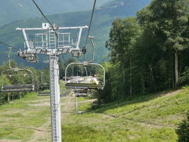 Teleferik, teleferik, teleferik, dağ yolu, Sochi dağlarda