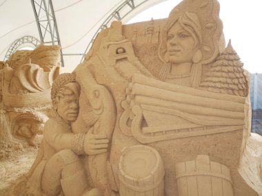 kum, ıslak kum, güzel resimler resim, kum heykel, kum heykel, yaratıcılık, güzellik