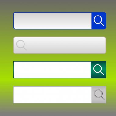 Web araması için beyaz simgeler.