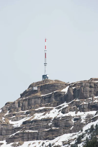 Montanha Rigi Pico Suíça Antena Topo Montanha — Fotografia de Stock