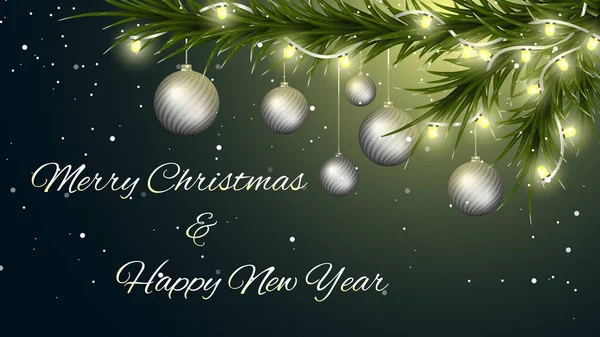 Weihnachtswünsche und goldenes herz vektor abbildung Weihnachtlicher Hintergrund. goldene Sterne. Schneebeeren mit einer