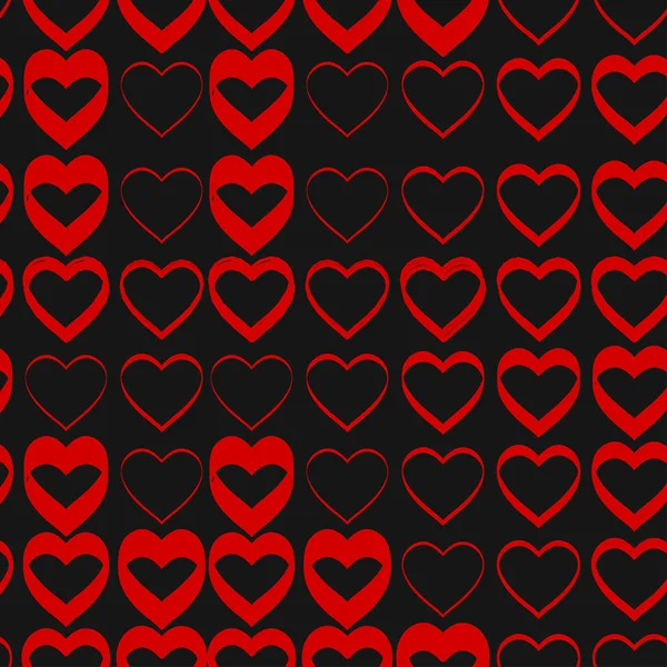 Αγίου Βαλεντίνου μοτίβο καρδιές — Διανυσματικό Αρχείο