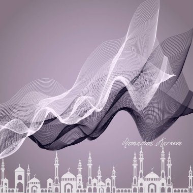 Ramazan Mubarak tebrik kartı