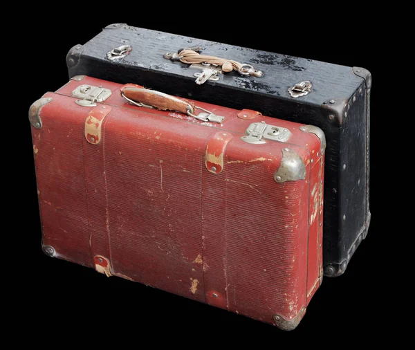Two Old Suitcases — Stock Photo, Image