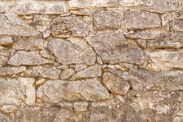 Hintergrund einer rustikalen Freisteinmauer — Stockfoto