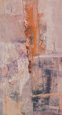 Soyut modern resim kolaj ile kombine 