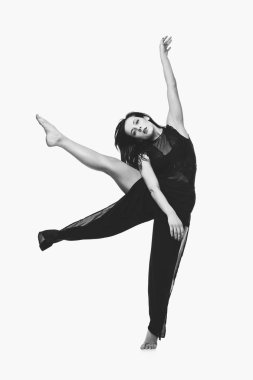 Güzel modern dansçı kız