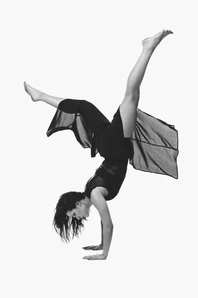 Το κορίτσι όμορφη σύγχρονη χορεύτρια — Φωτογραφία Αρχείου