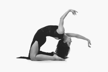 Güzel modern dansçı kız