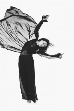 Güzel modern dansçı kız