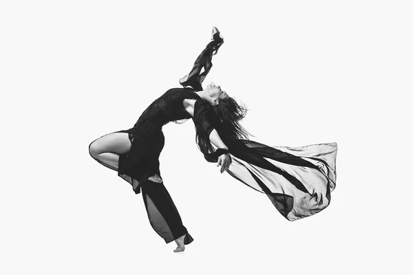 Gyönyörű modern táncos lány — Stock Fotó