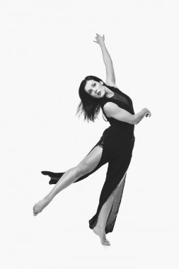 Güzel modern dansçı kız