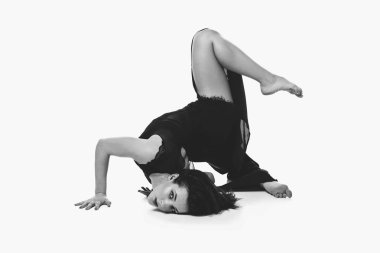 Güzel modern dansçı kız
