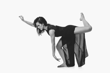 Güzel modern dansçı kız