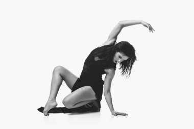 Güzel modern dansçı kız
