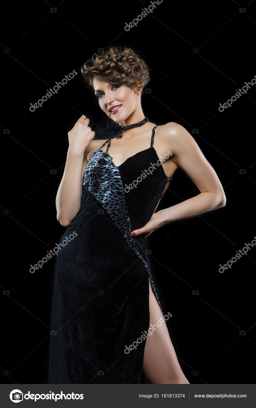 tango dress black