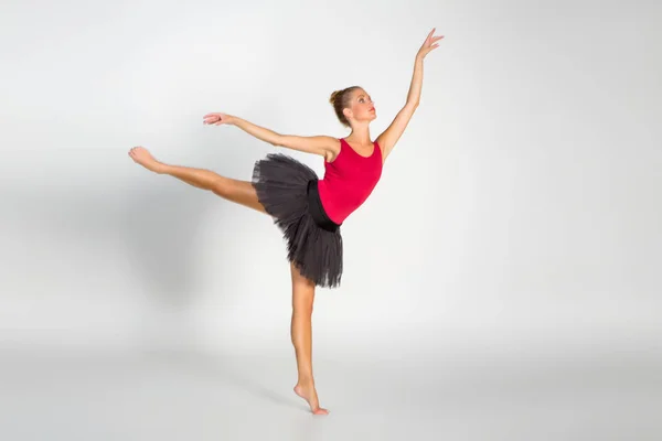Bailarina en falda tutú negra —  Fotos de Stock