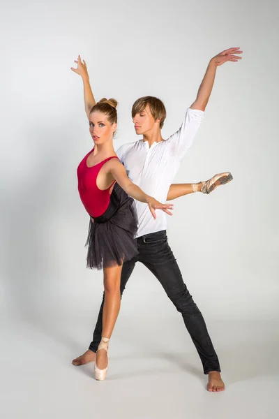 Beau couple de ballet — Photo