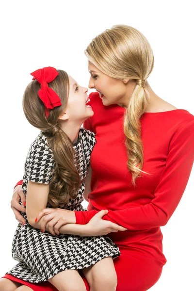 güzel anne ve kızı