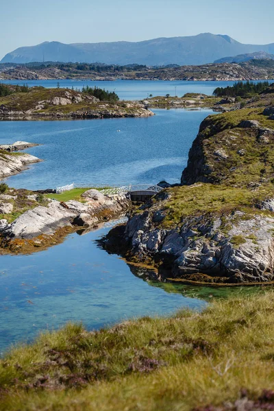 Norveç fiyortları görünümü