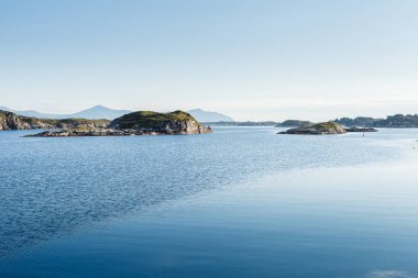 Norveç fiyortları görünümü