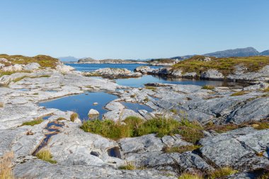 Norveç fiyortları güzel görünüm