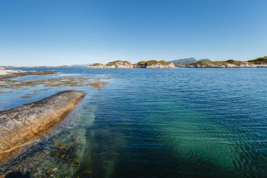 Norveç fiyortları güzel görünüm