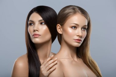 Doğal makyaj güzel kadınlarla