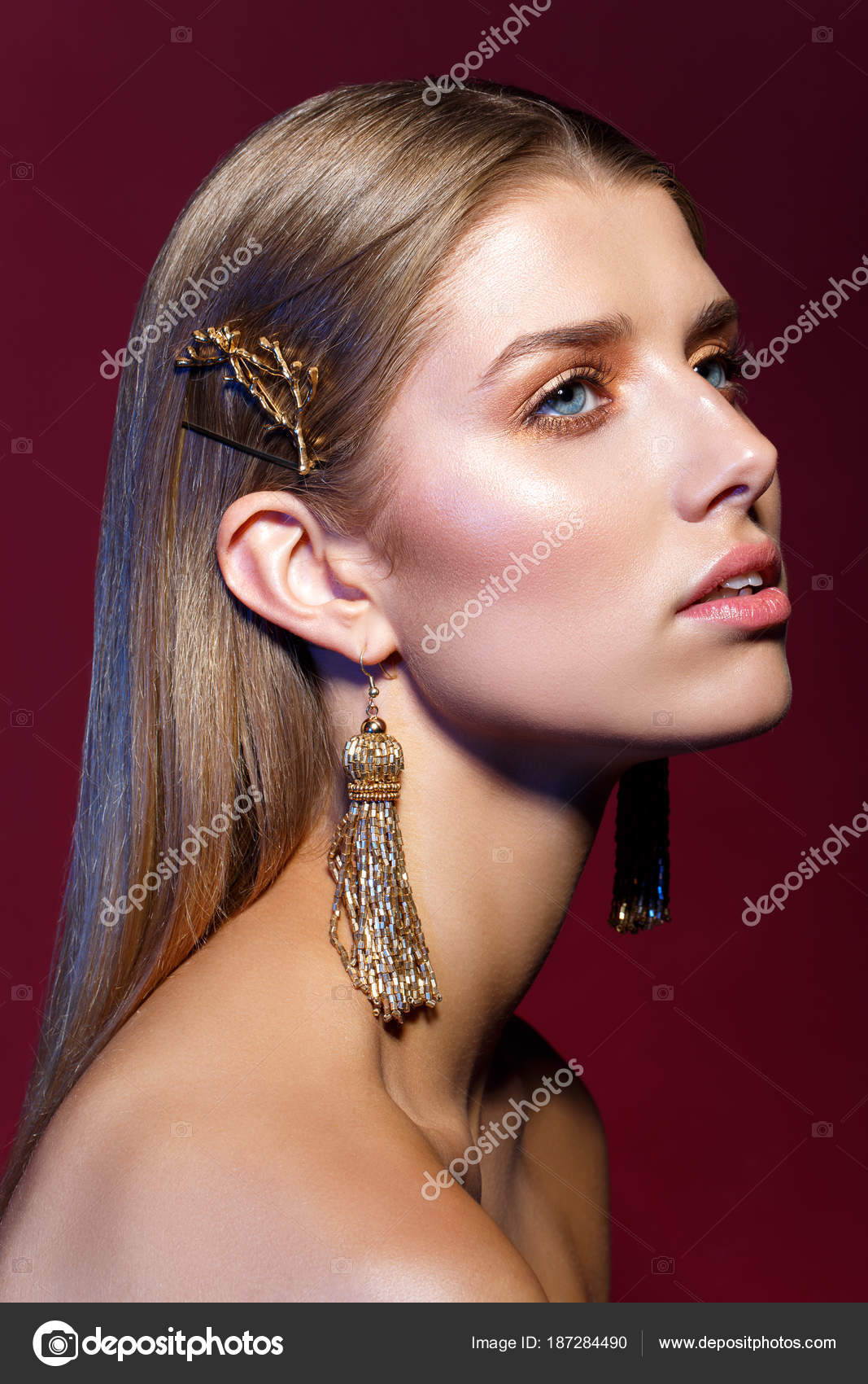 Bar Threader Earrings - LEILA