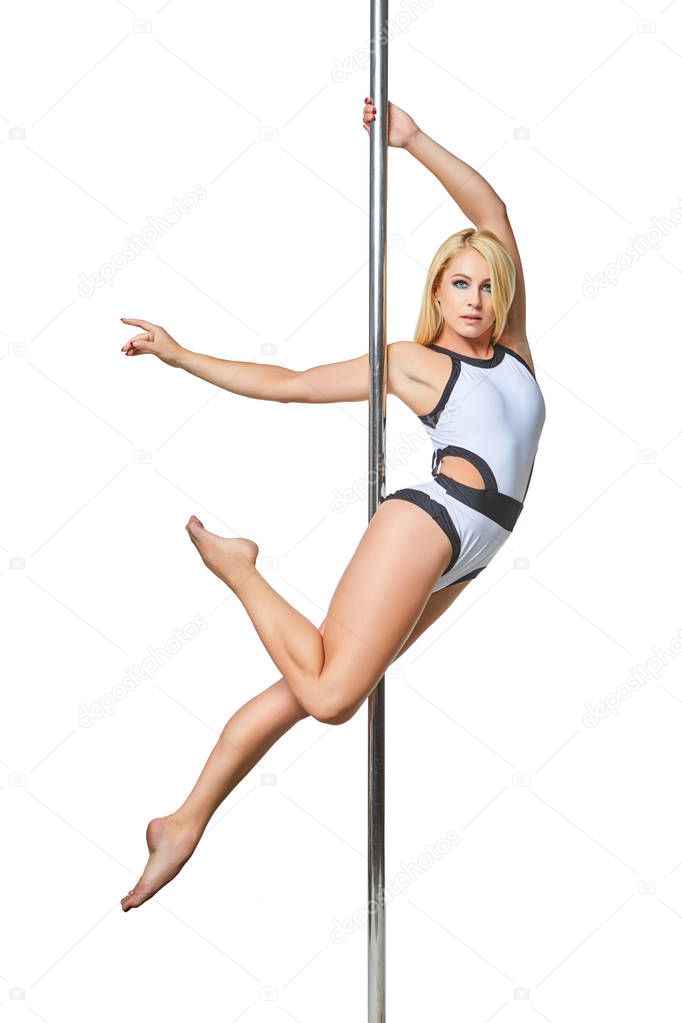 beautiful pole dancer girl