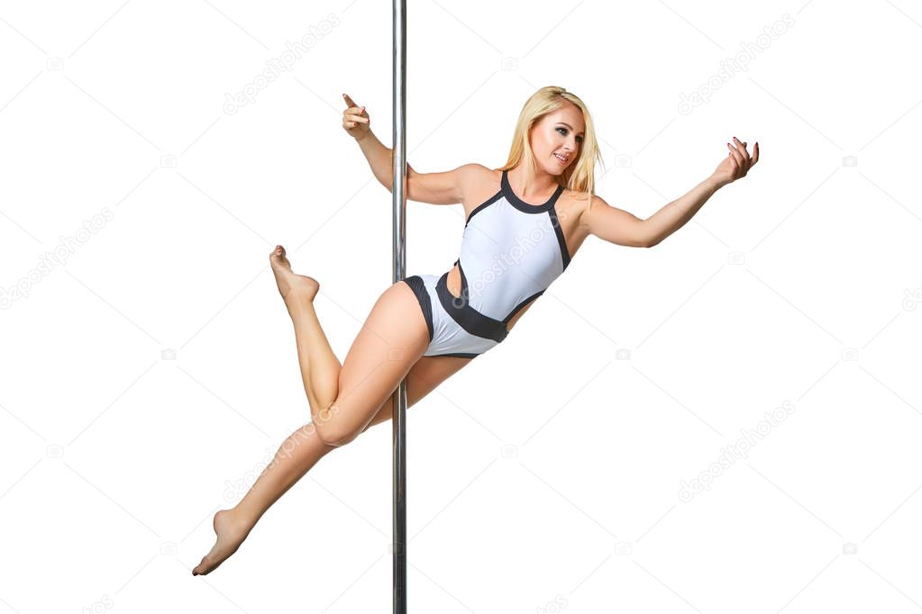 beautiful pole dancer girl