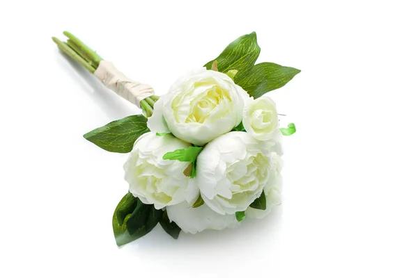 Pfingstrose Blüten isoliert auf weiß — Stockfoto