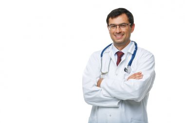 Beyaz önlük doktor