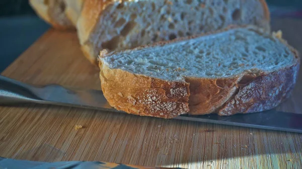 Makro aus Brotscheibe — Stockfoto