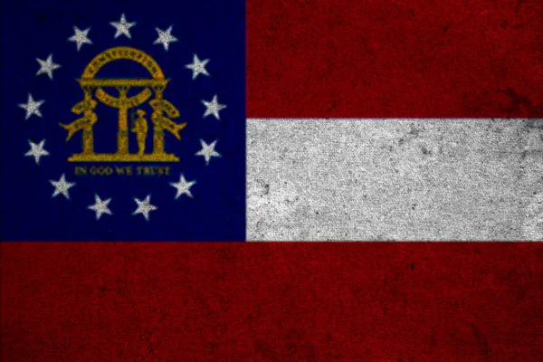 Прапор американської держави — стокове фото